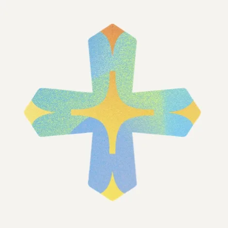 Petal mark representing the core layer of identity and independence